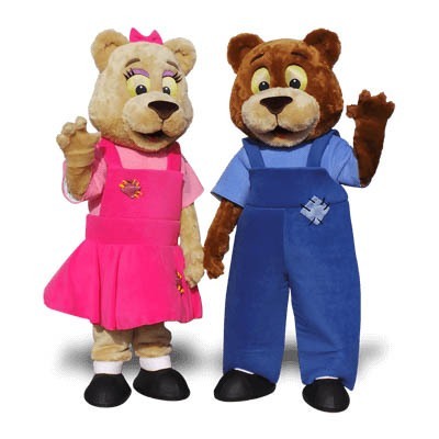 Holiday Park Bear Mascot Costumes