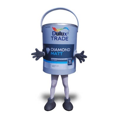 Paint Can Mascot Costume - Diamond Matt!