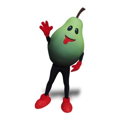 Pear Mascot Costume