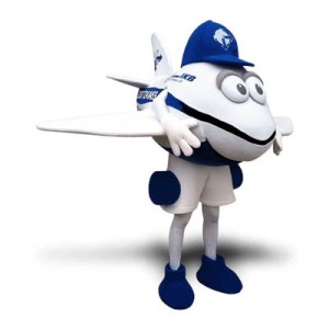 Airplane Mascot Costume