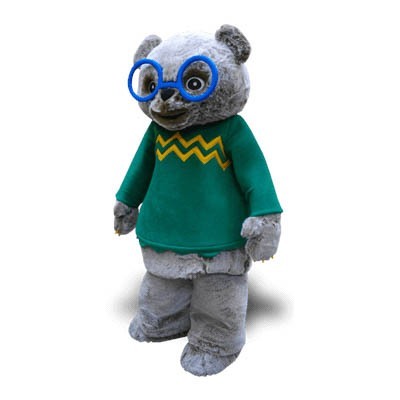 Bear Mascot Costume - Oska Poska for Harrods