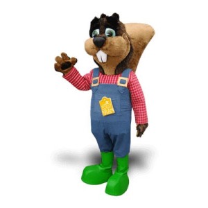 Beaver Mascot Costume