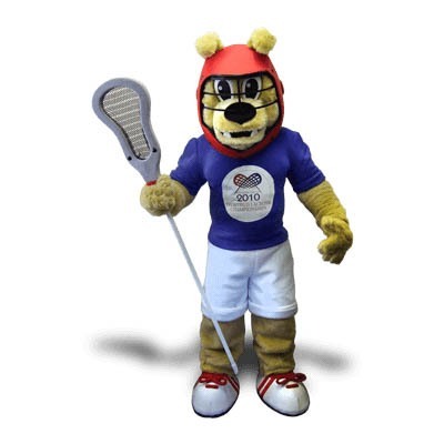 Dog Mascot Costume - British Lacrosse Mascot