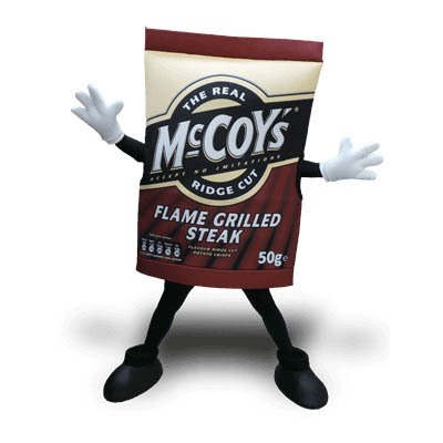 Crisp Packet Mascot Costumes - McCoys