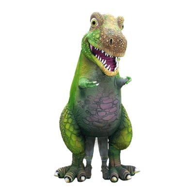 Realistic Dinosaur Mascot Costume