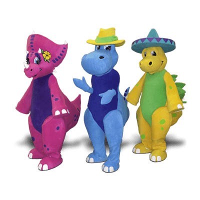 Dinosaur Mascot Costumes - Dinotours of Cyprus