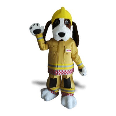 Dog Mascot Costume - the Fire Brigade!