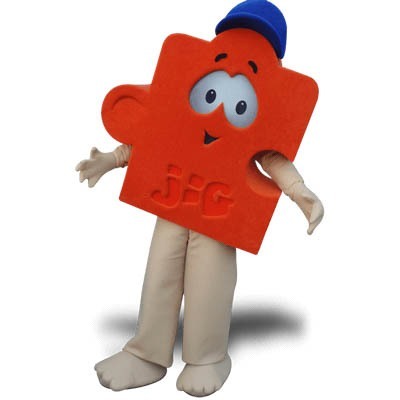 Jigsaw Mascot Costume