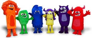 Monster Mascot Costumes - ASDA Chosen by Kids
