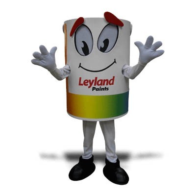Paint Can Mascot Costume - Leyland