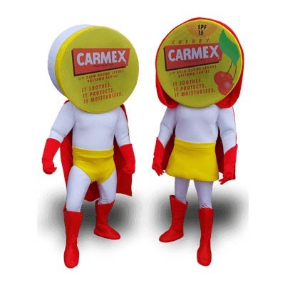 Carmex Mascot Costume - ideal for promotional work