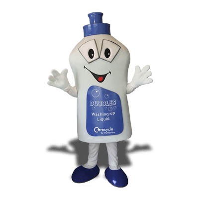Bottle Mascot Costume - Washing up